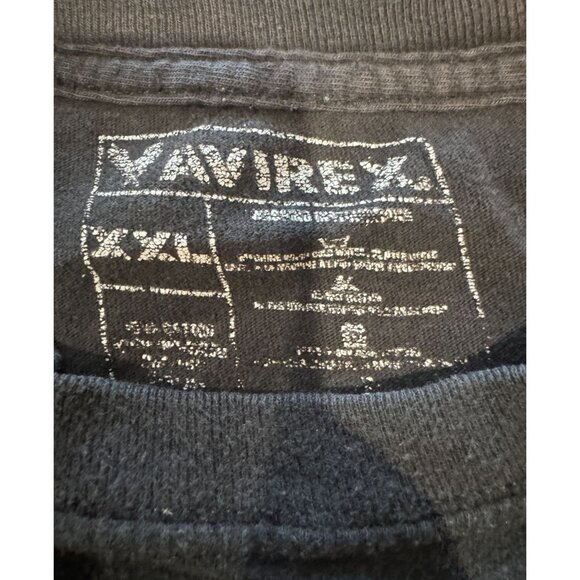 Avirex T Shirt Black Cross Knive Wings VTG Y2K Short Sleeve XXL | O1 - Picture 3 of 7